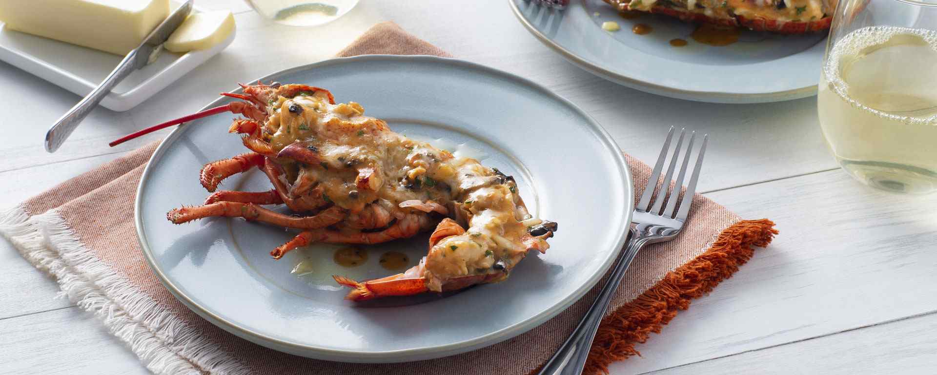 Photo for - Baked Stuffed Lobster au Gratin