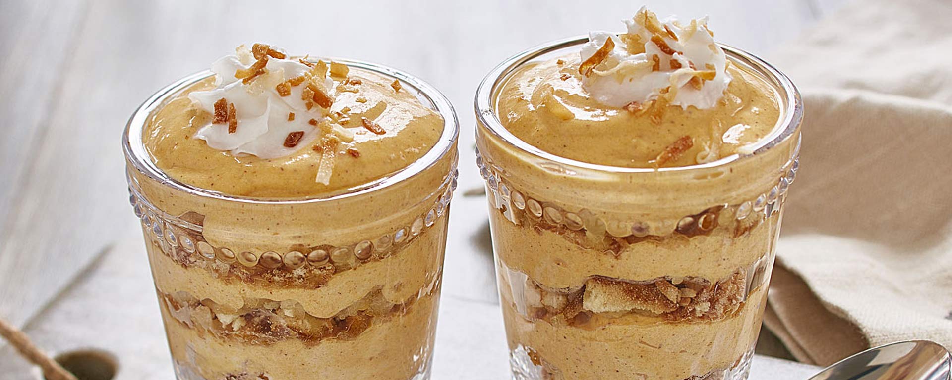 Photo for - Coconut Pumpkin Spice Mini Trifles