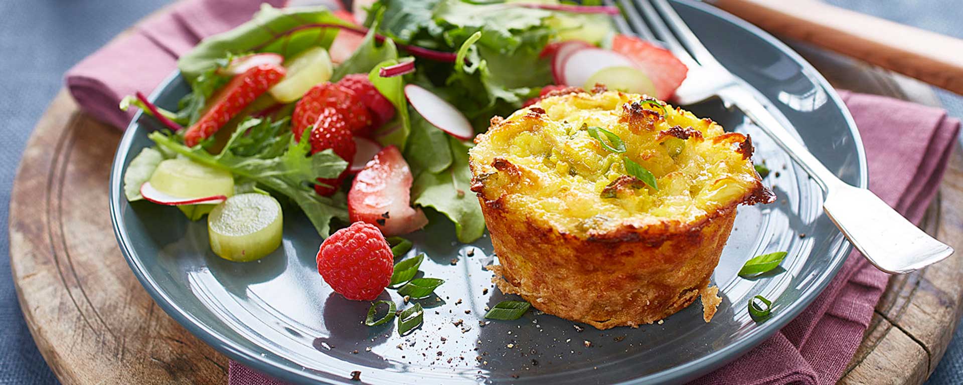 Photo for - Mini Ricotta & Potato Frittatas