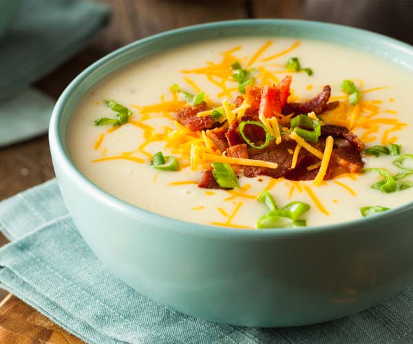 Photo of - Cheddar, Cauliflower and Potato Soup