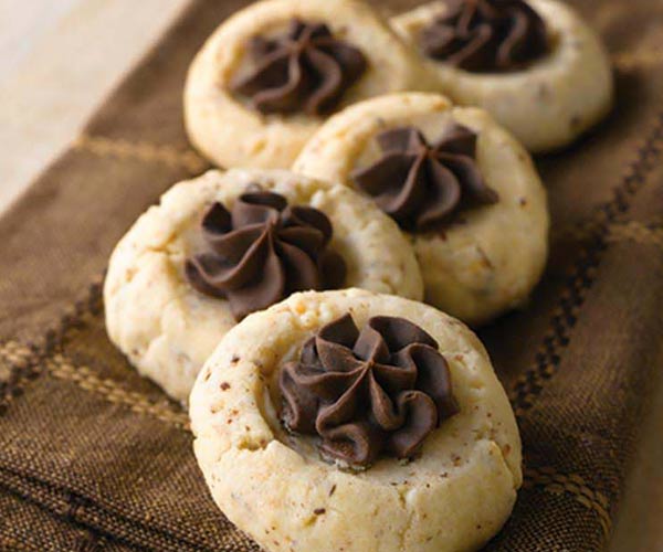 Photo of - Chocolate Thumbprint Cookies