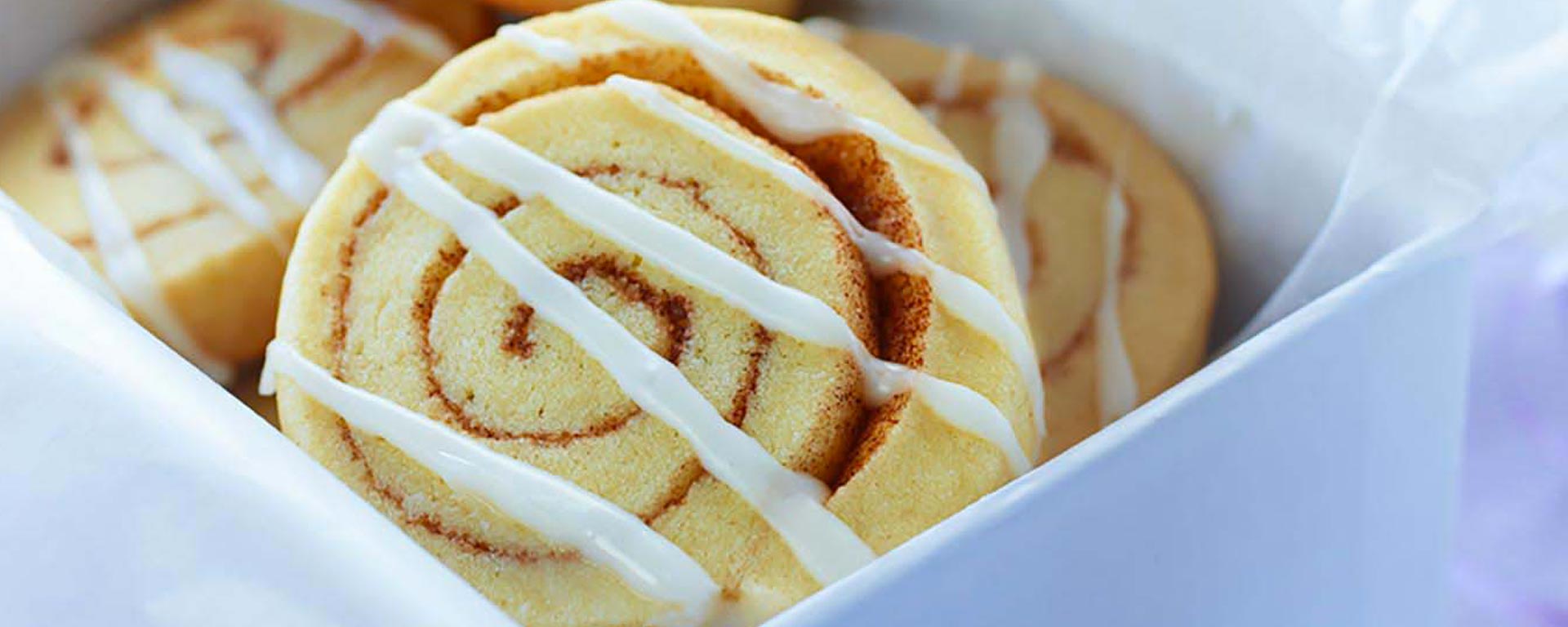 Photo for - Cinnamon Bun Swirl Shortbreads