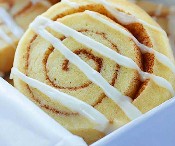 Photo of - Cinnamon Bun Swirl Shortbreads