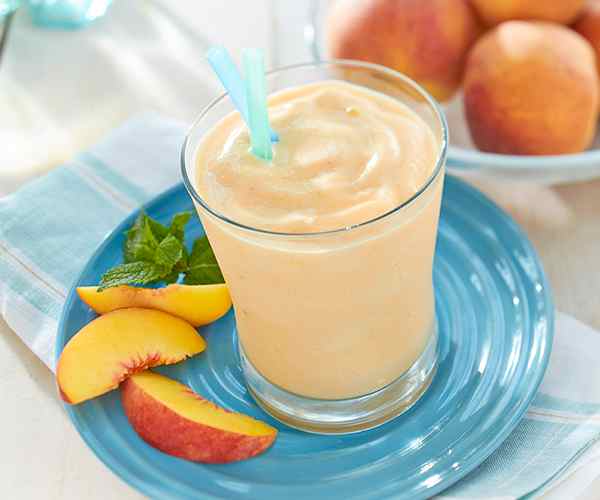 Photo of - Creamy White Tea and Peach Smoothie