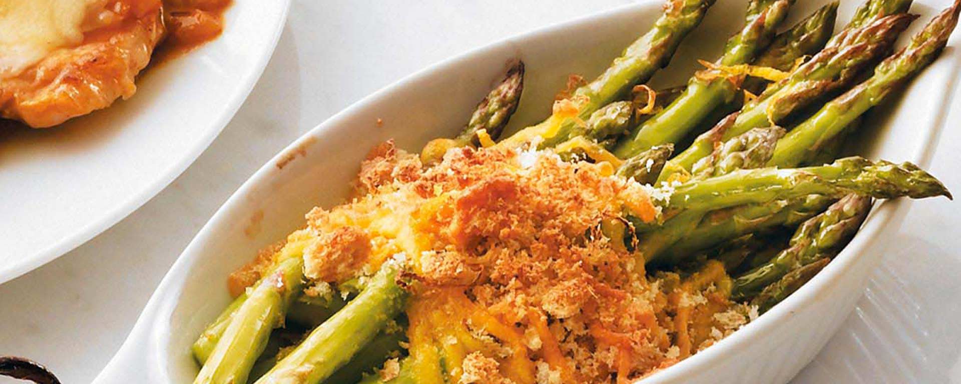 Photo for - Lemon-Roasted Asparagus Gratin