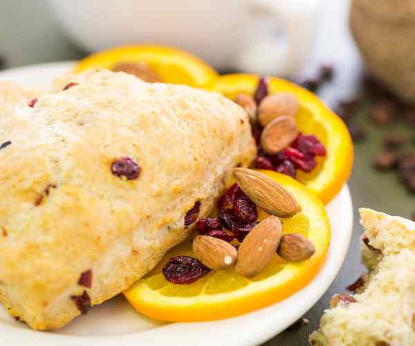 Photo of - Orange and Cranberry Scone Shortbread