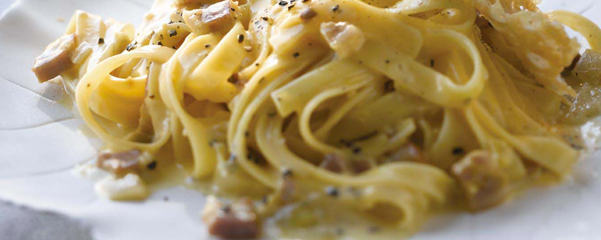 Photo for - Pasta with Pancetta Cream Sauce