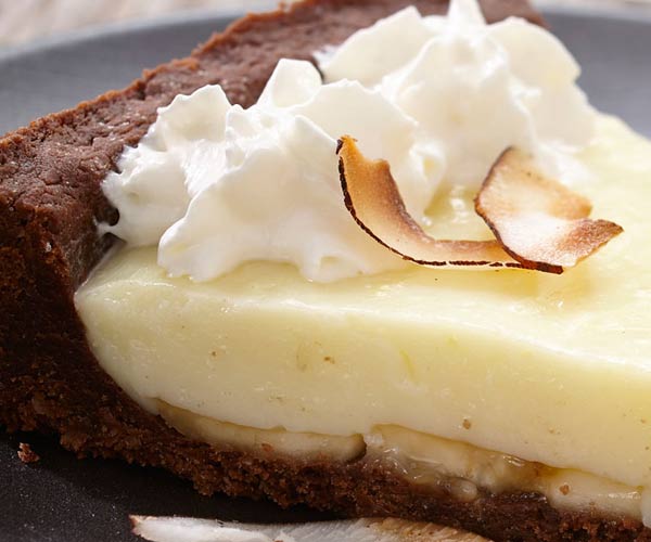 Photo of - The Ultimate Chocolate Coconut Banana Cream Pie