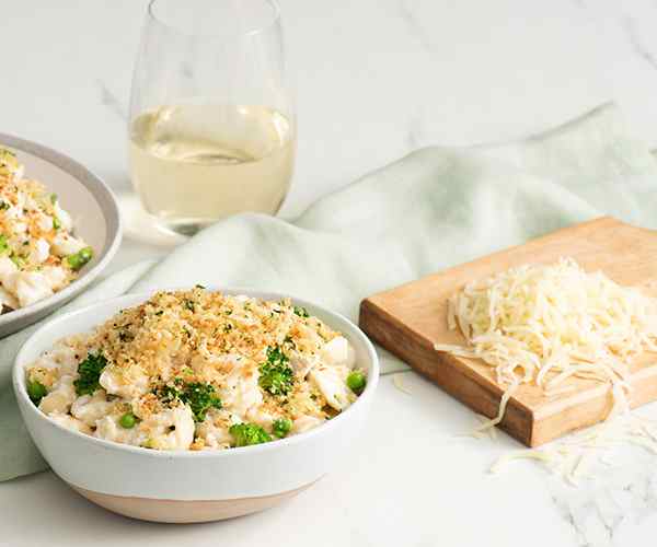 Photo of - Baked Chicken Tortellini “Alfredo”