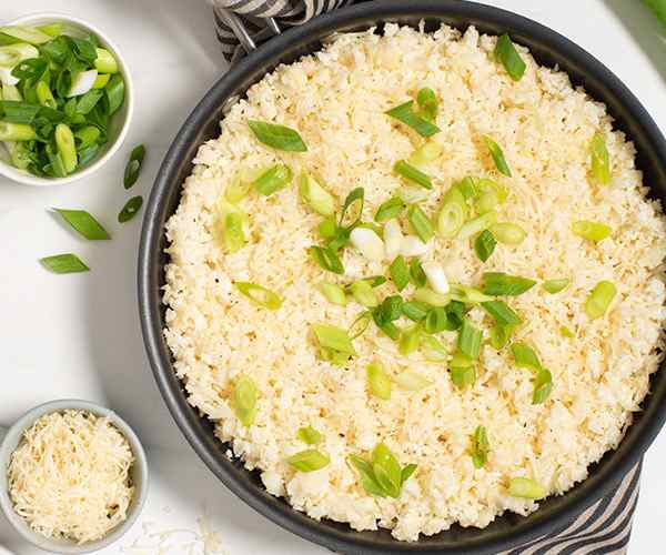 Photo of - Garlic and Pepper Cauliflower Rice