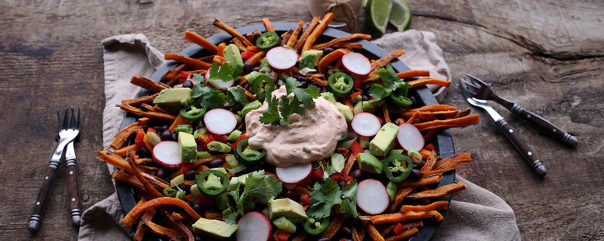 Photo for - Fully Loaded Sweet Potato Fries