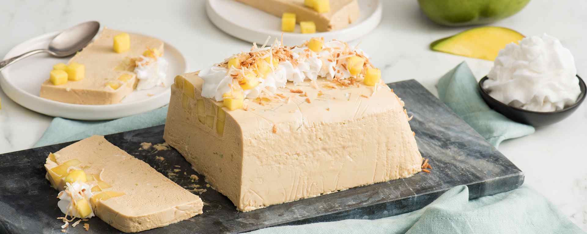 Photo for - Coconut Mango Semifreddo