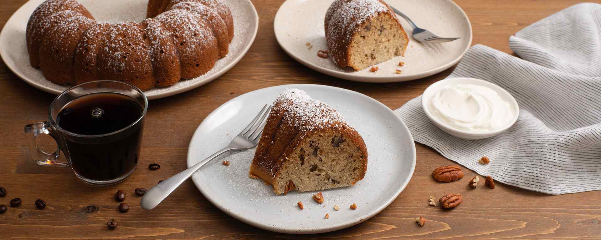 Photo for - Sour Cream Banana Coffee Cake