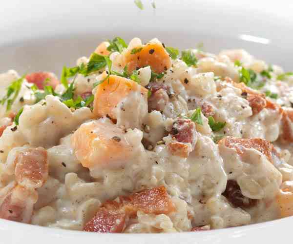 Photo of - Sweet Potato and Goat Cheese Risotto