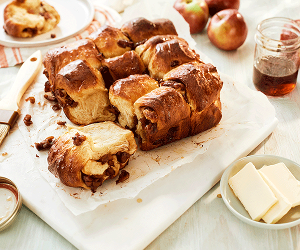 Photo of - Mini Pull-Apart Maple Sugar and Apple Cinnamon Rolls