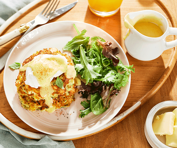 Photo of - Coconut Flour Zucchini Corn Pancakes