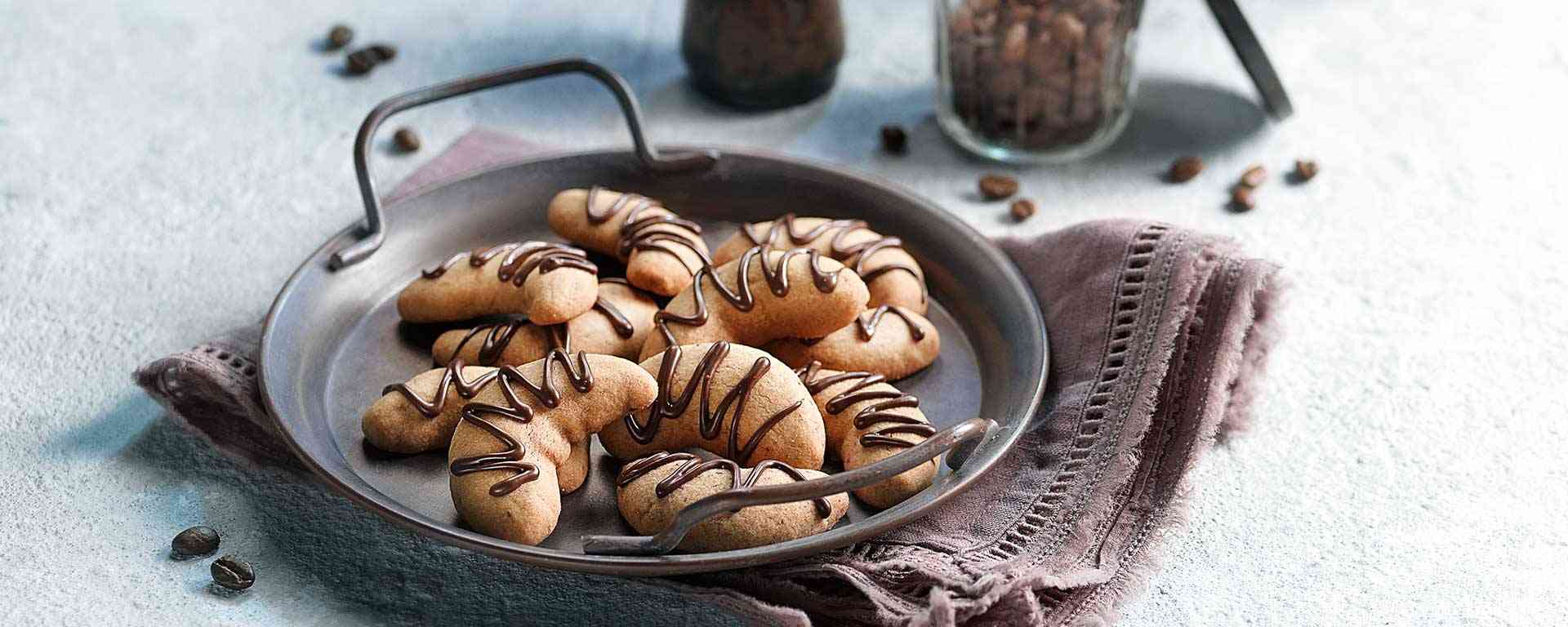 Photo for - Chocolate Espresso Shortbread Crescents