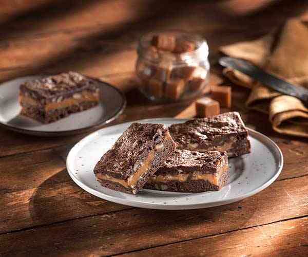 Photo of - Marbled Caramel Brownies